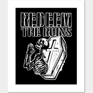 REDEEM THE RUINS COFFIN design B Posters and Art